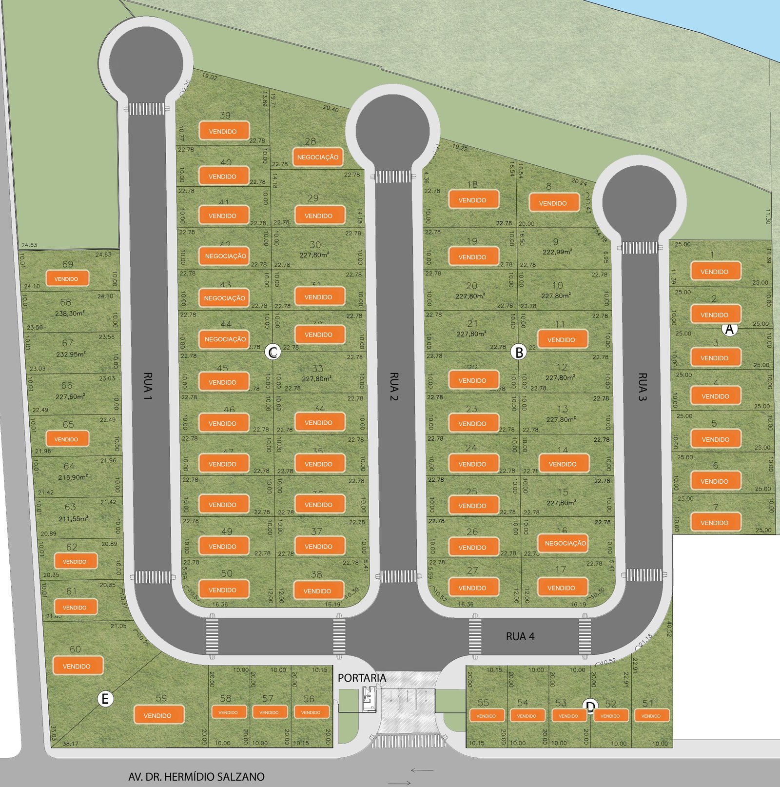 Mapa do Empreendimento